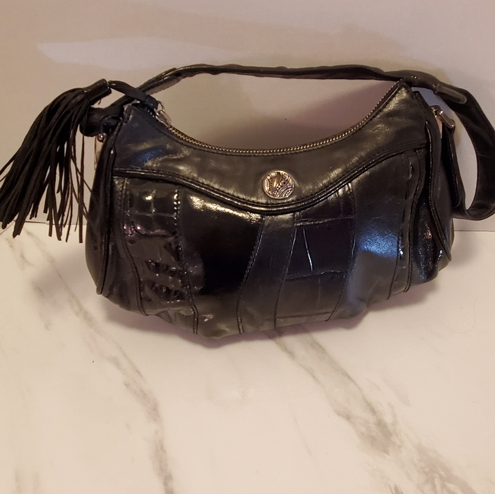 Black Brighton Crossbody Bag